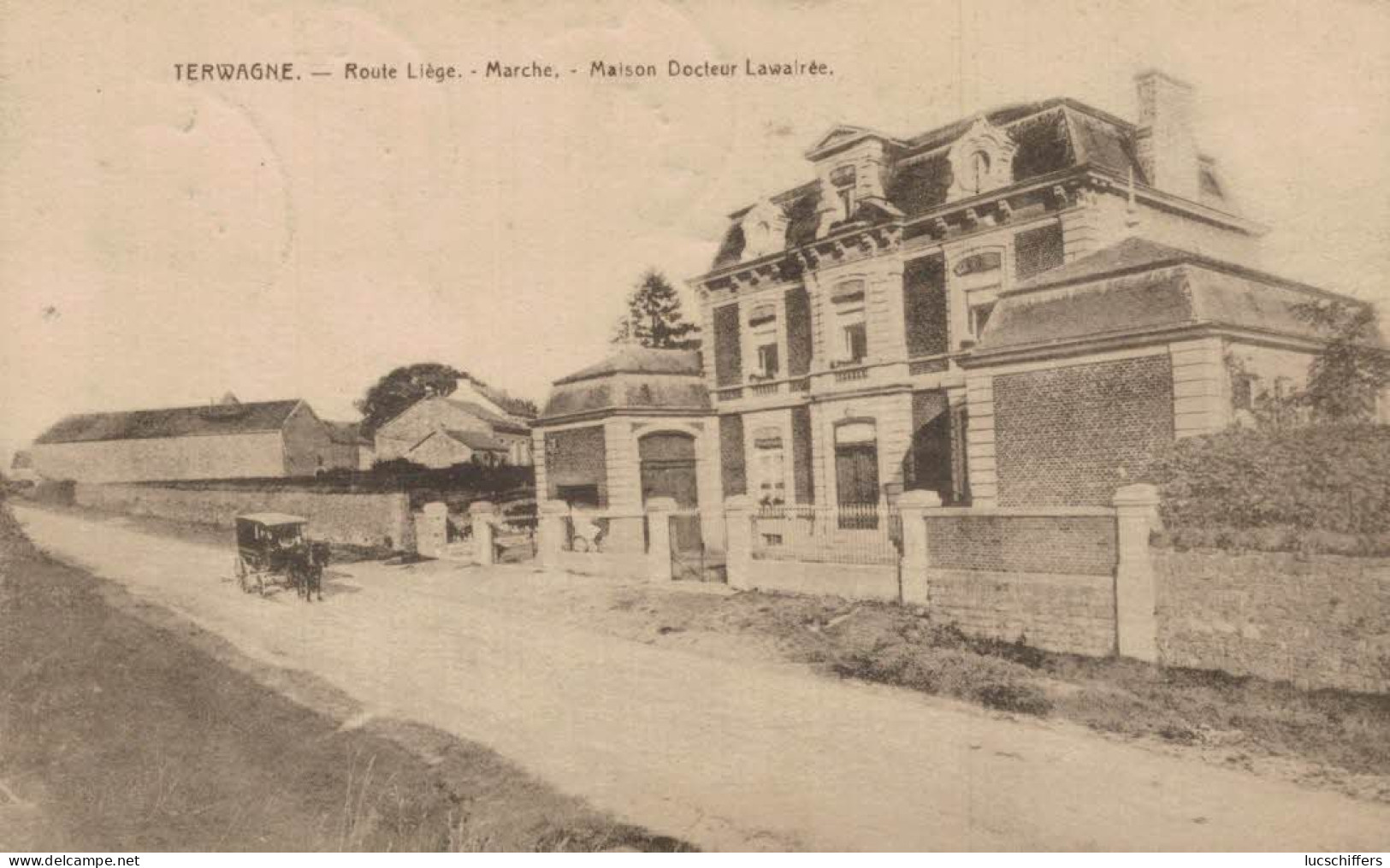 Terwagne - Route Liège-Marche - Maison Du Docteur Lawalrée - 2 Scans - Clavier