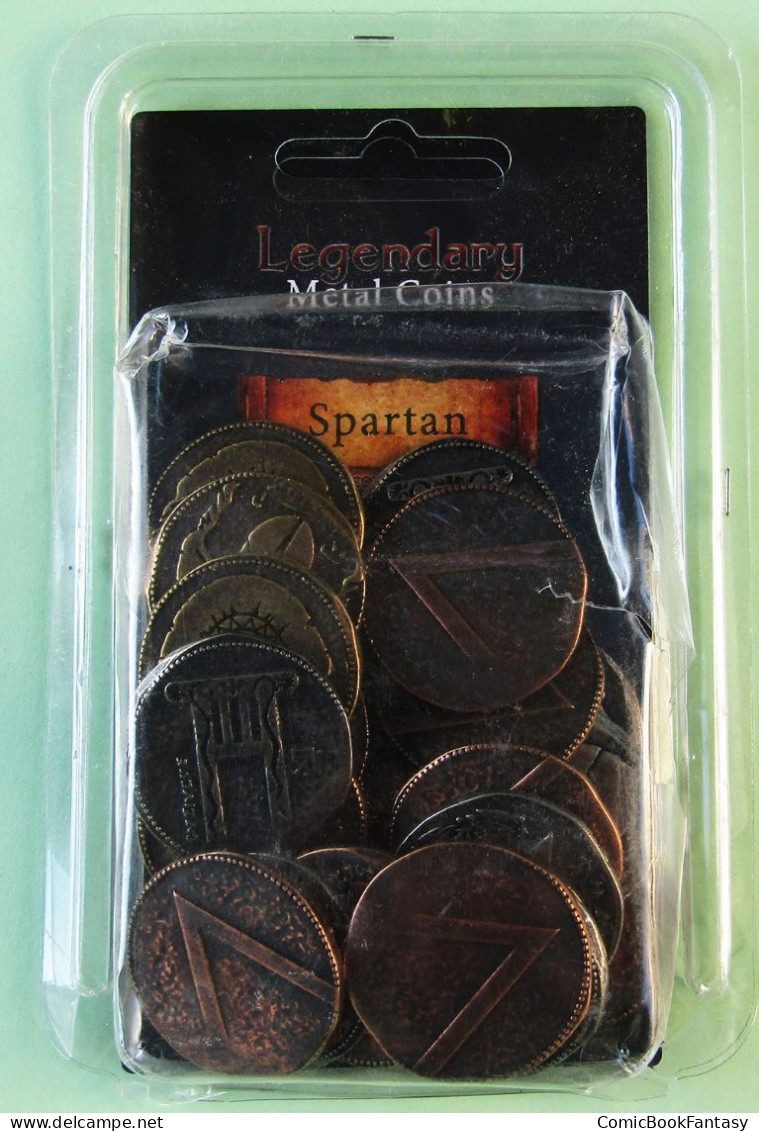 Spartan Coin Set Legendary Metal Coins For Elysium, Cyclades, Peloponnes & Other - Non Classés