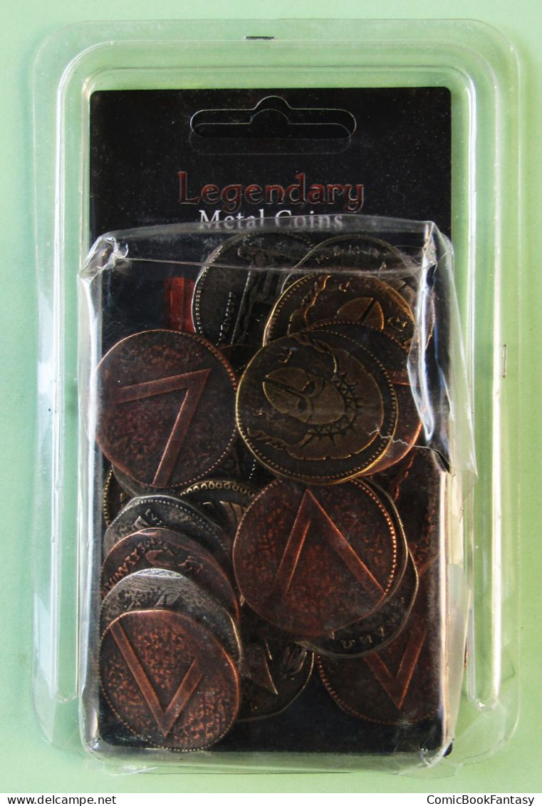 Spartan Coin Set Legendary Metal Coins For Elysium, Cyclades, Peloponnes & Other - Unclassified