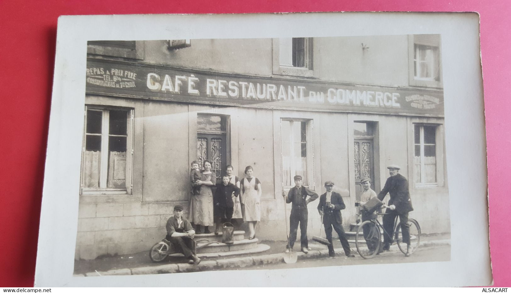 Carte Photo  Café Restaurant Du Commerce - Cafés