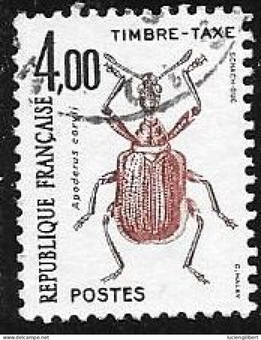 TAXE  -  TIMBRE N° 108     -   INSECTES  -     OBLITERE  -  1982 - 1960-.... Oblitérés