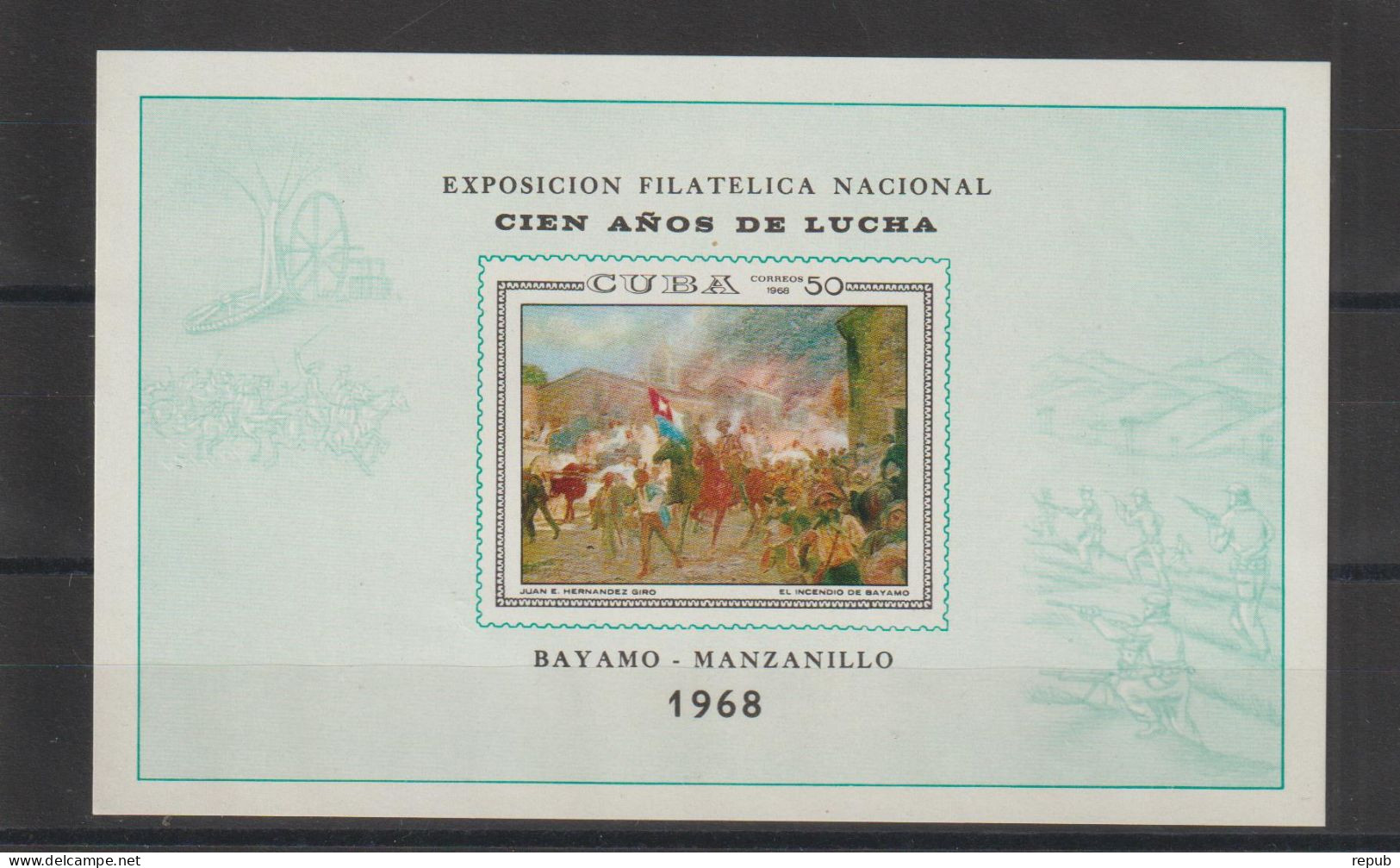 Cuba 1968 Tableau BF 30A ** MNH - Blokken & Velletjes