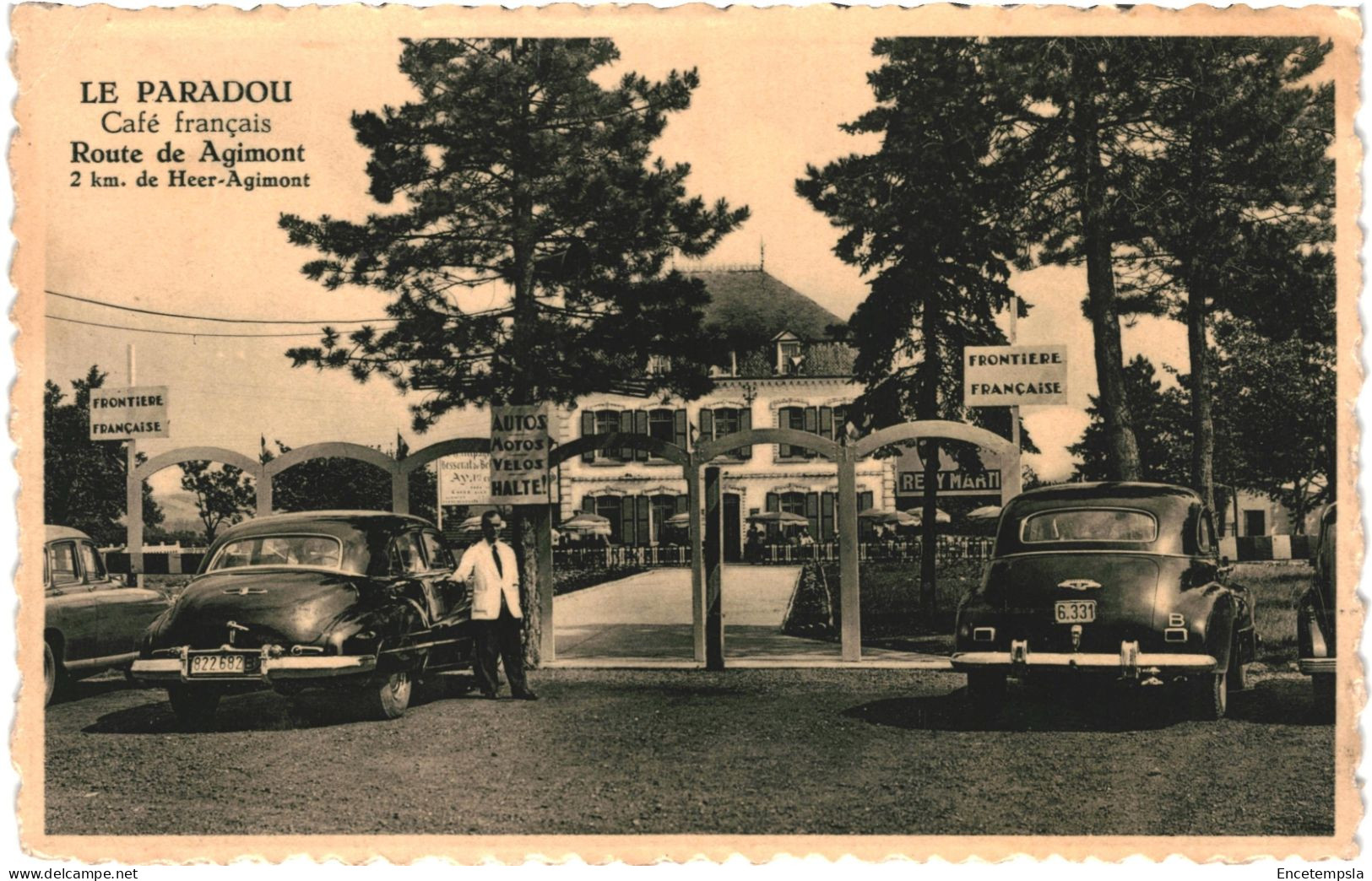 CPA  Carte Postale Belgique  Heer-Agimont  Café Le Paradou VM69619 - Hastière