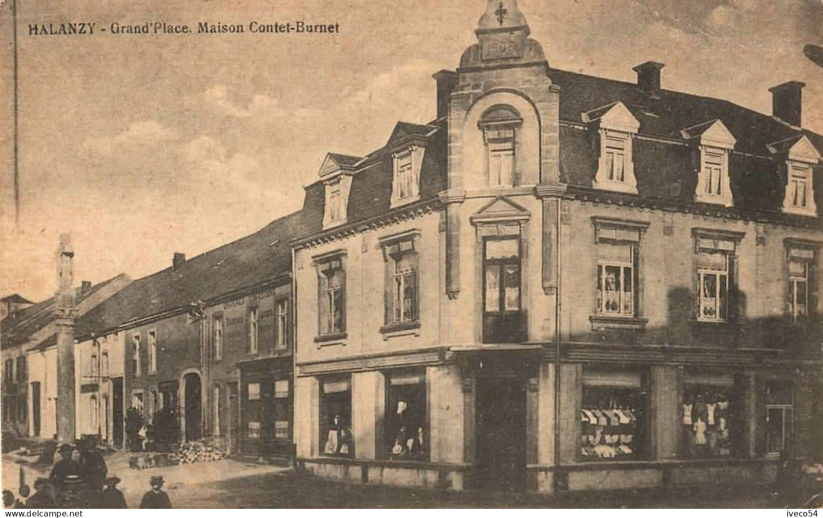 Halanzy  "  Grand' Place  "    Maison Contet - Burnet - Aubange