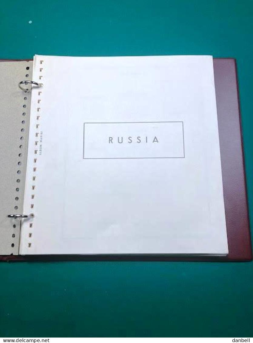 URSS973) Fogli MARINI Con Taschine ANNI Dal 1970 Al 1979 COMPLETI - Contenitore Per Francobolli