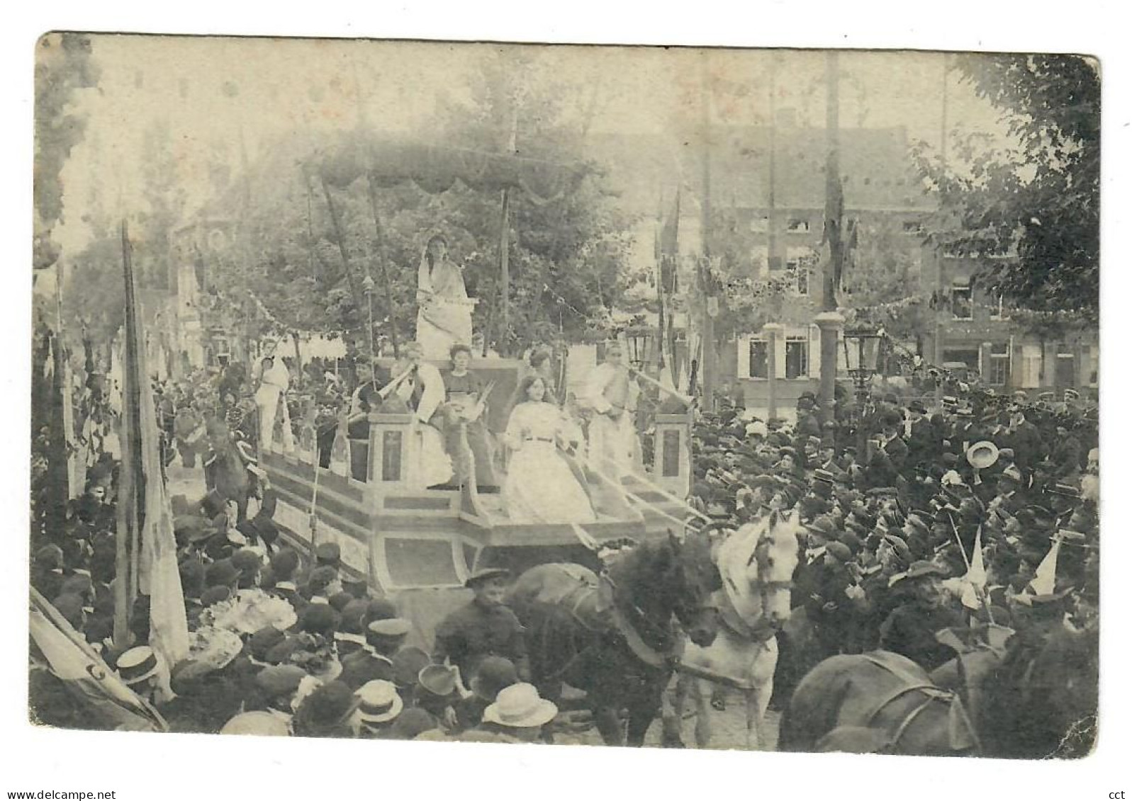 Rousselare  Roeselare   Rodenbachsfeesten 22 Oogst 1909 - N° 16 Verheerlijking Der Kunsten - Roeselare