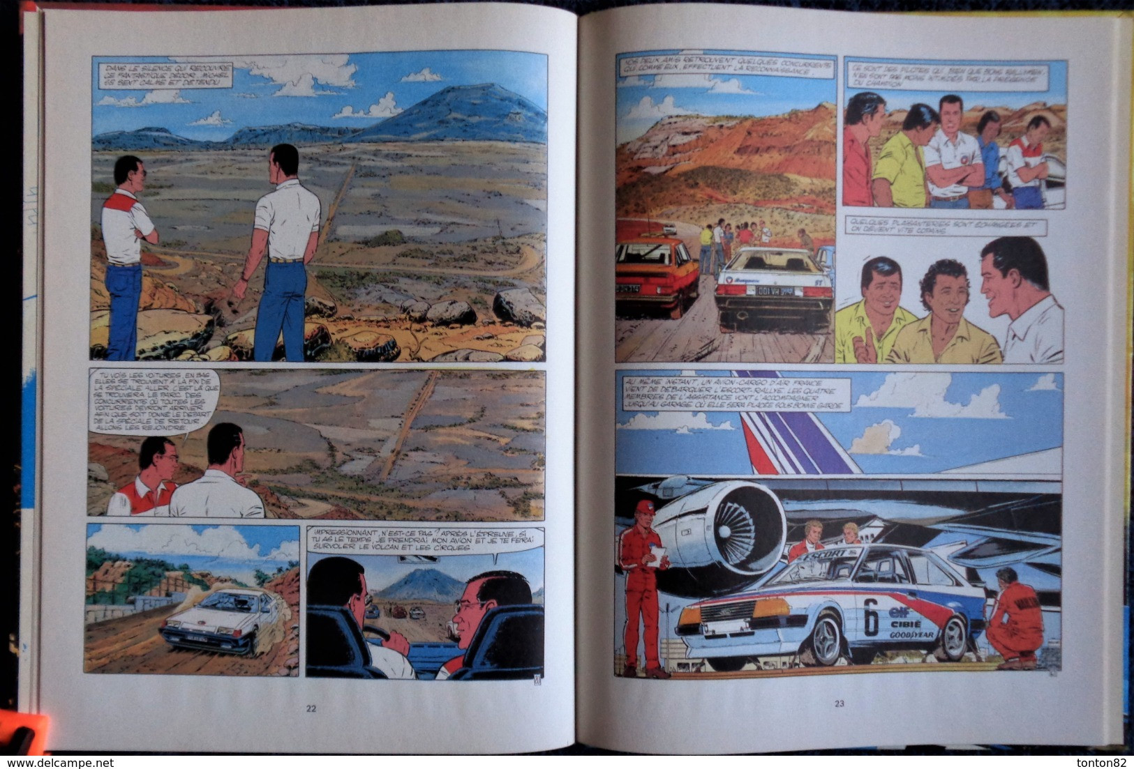 Jean Graton - Michel Vaillant n° 39 - Rallye sur un volcan - Hachette Éditeur - ( E.O. 1981 )