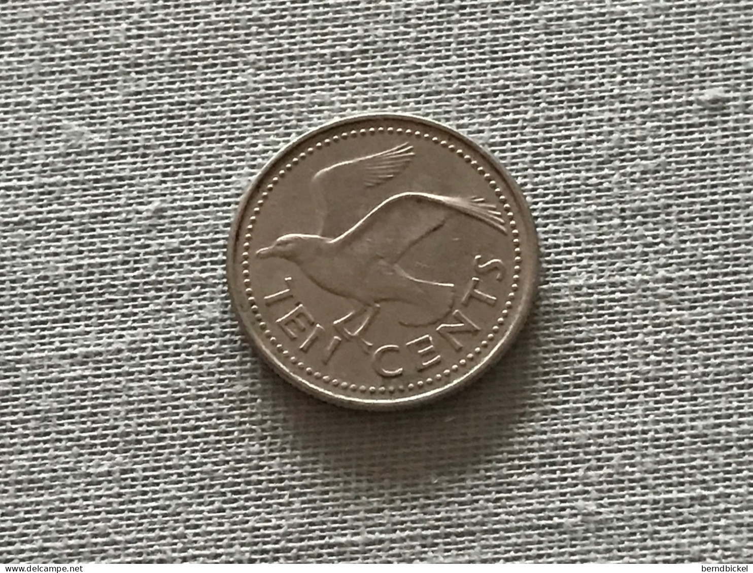 Münzen Münze Umlaufmünze Barbados 10 Cents 1990 - Barbades