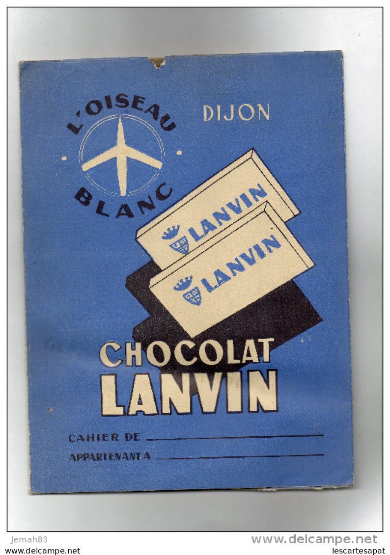 PROTEGE CAHIER CHOCOLAT LANVIN ( LILOU 12 ) - Cocoa & Chocolat