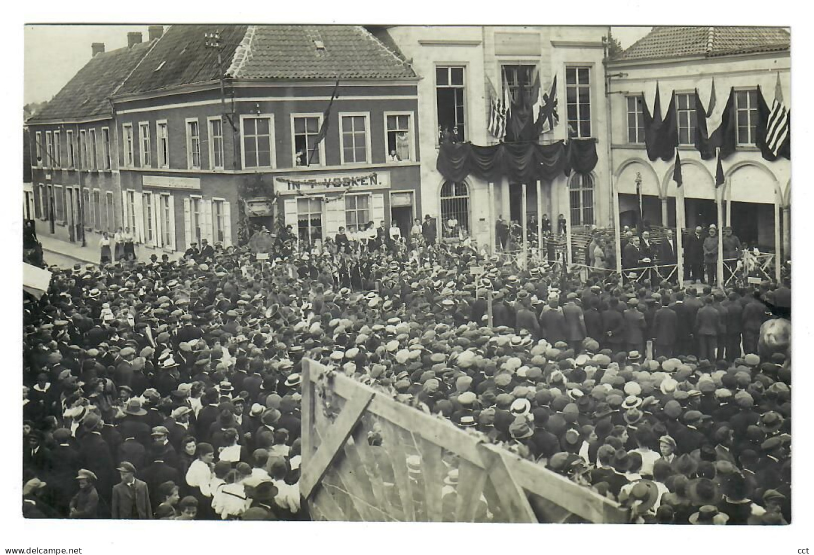 Berchem  Oudenaarde  FOTOKAART    Vredesfeesten   EERSTE WERELDOORLOG - Oudenaarde