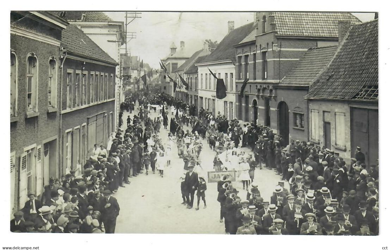 Berchem  Oudenaarde  FOTOKAART    Vredesfeesten   EERSTE WERELDOORLOG - Oudenaarde