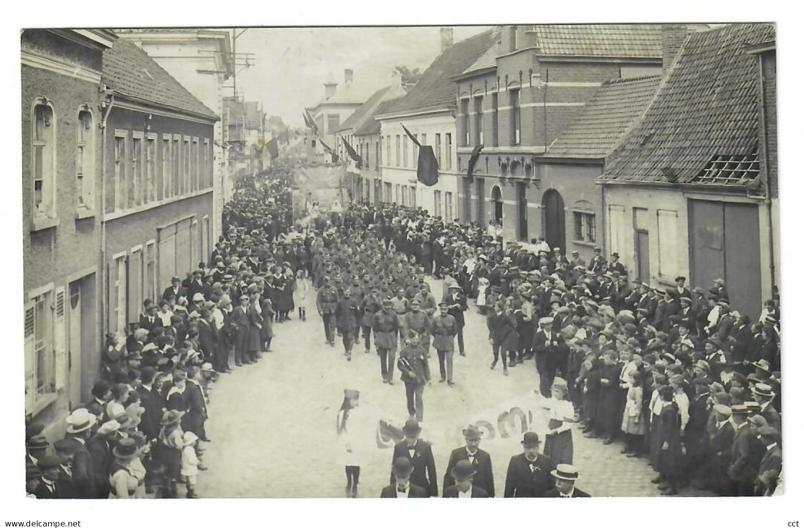 Berchem  Oudenaarde  FOTOKAART    Vredesfeesten   EERSTE WERELDOORLOG - Oudenaarde