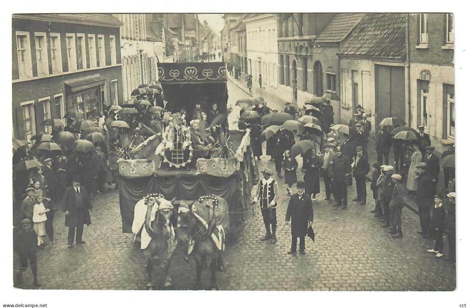 Berchem  Oudenaarde  FOTOKAART    Vredesfeesten   EERSTE WERELDOORLOG - Oudenaarde