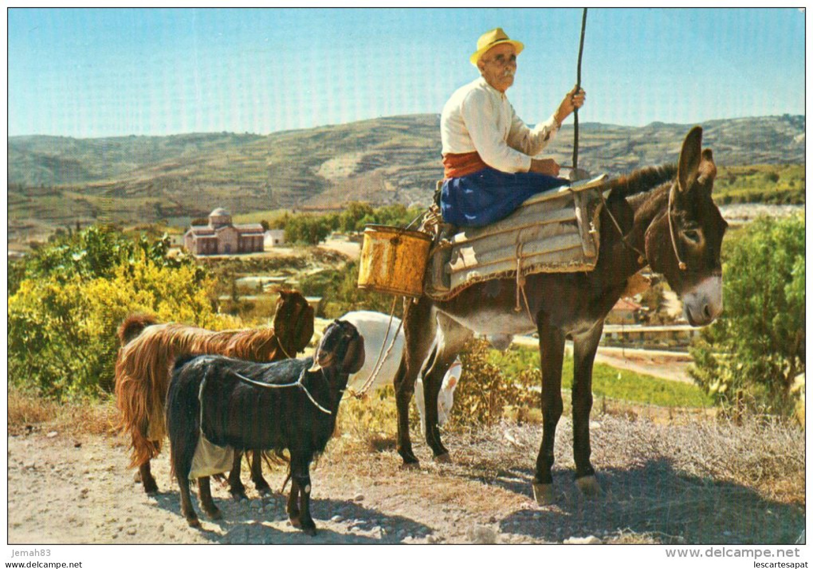 CYPRUS - VILLAGER BACK FROM THE FIELDS PAPHOS(LOT R3) - Chypre