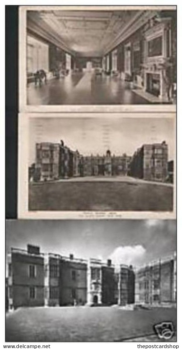 Leeds STATELY HOME THREE CARDS OF TEMPLE NEWSAM LEEDS West Yorkshire - Leeds