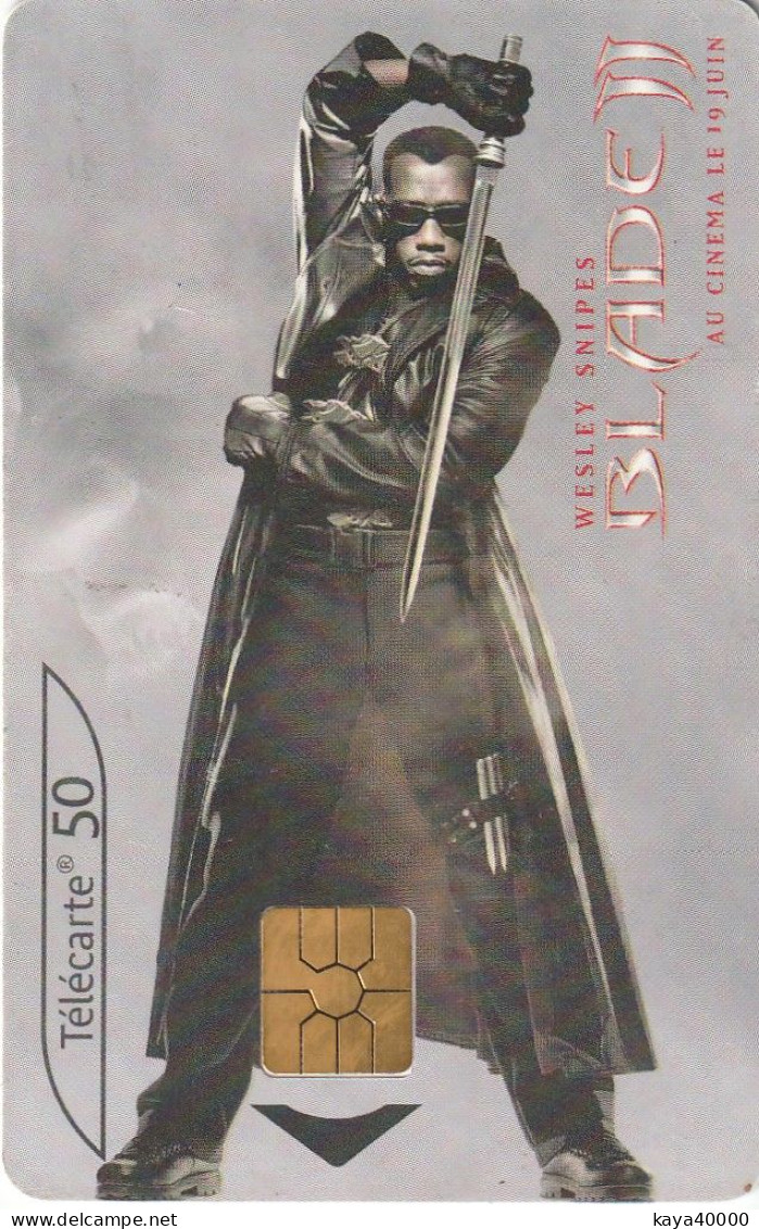 Carte Téléphone  ## BLADE II . WESLEY  SNIPES  (FRANCE) Gift Card, Carta Regalo, Cadeaukaart - Cinema