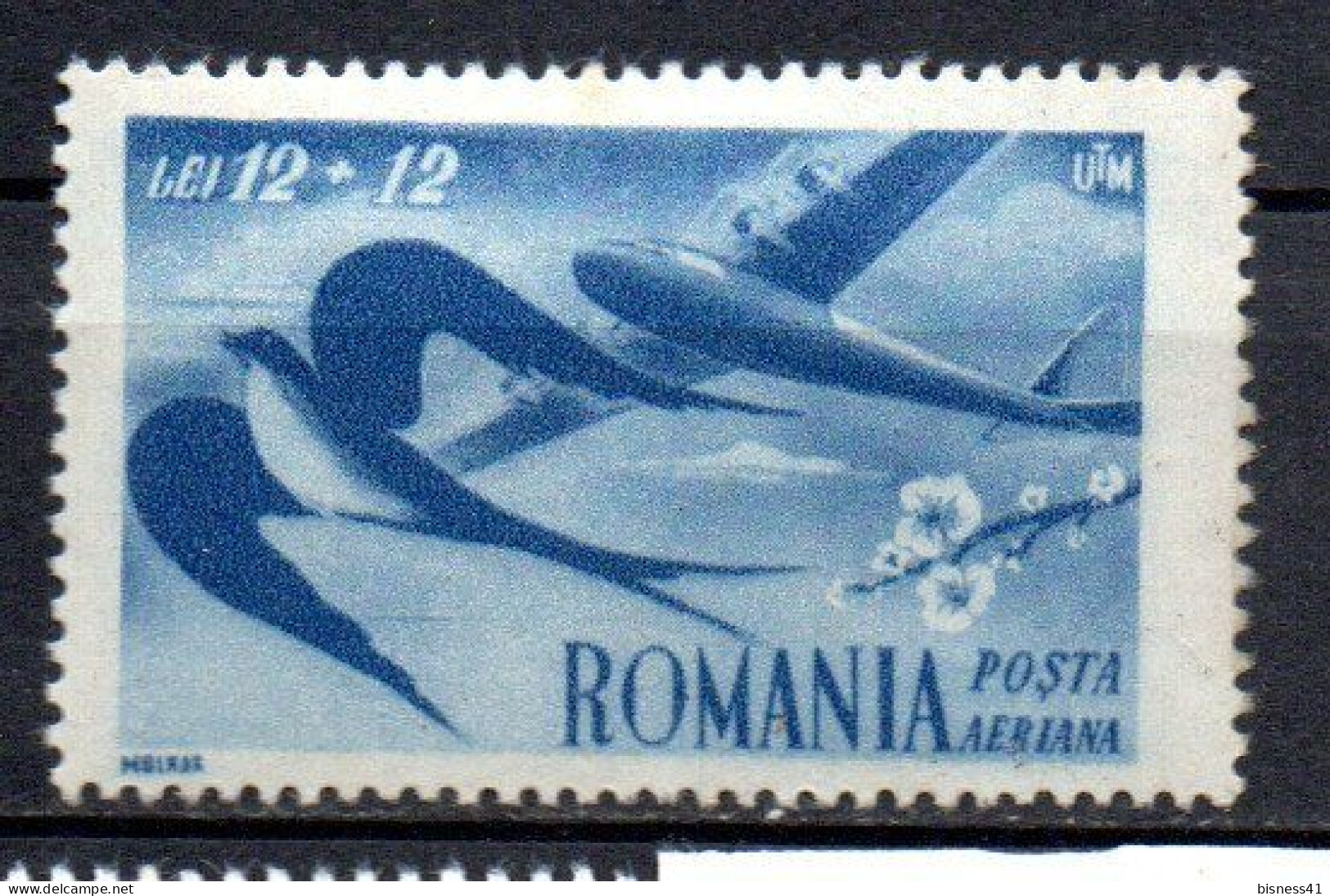 Col33 Roumanie Romania Aerien 1948  N° 49 Neuf X MH Cote : 2,50€ - Nuovi