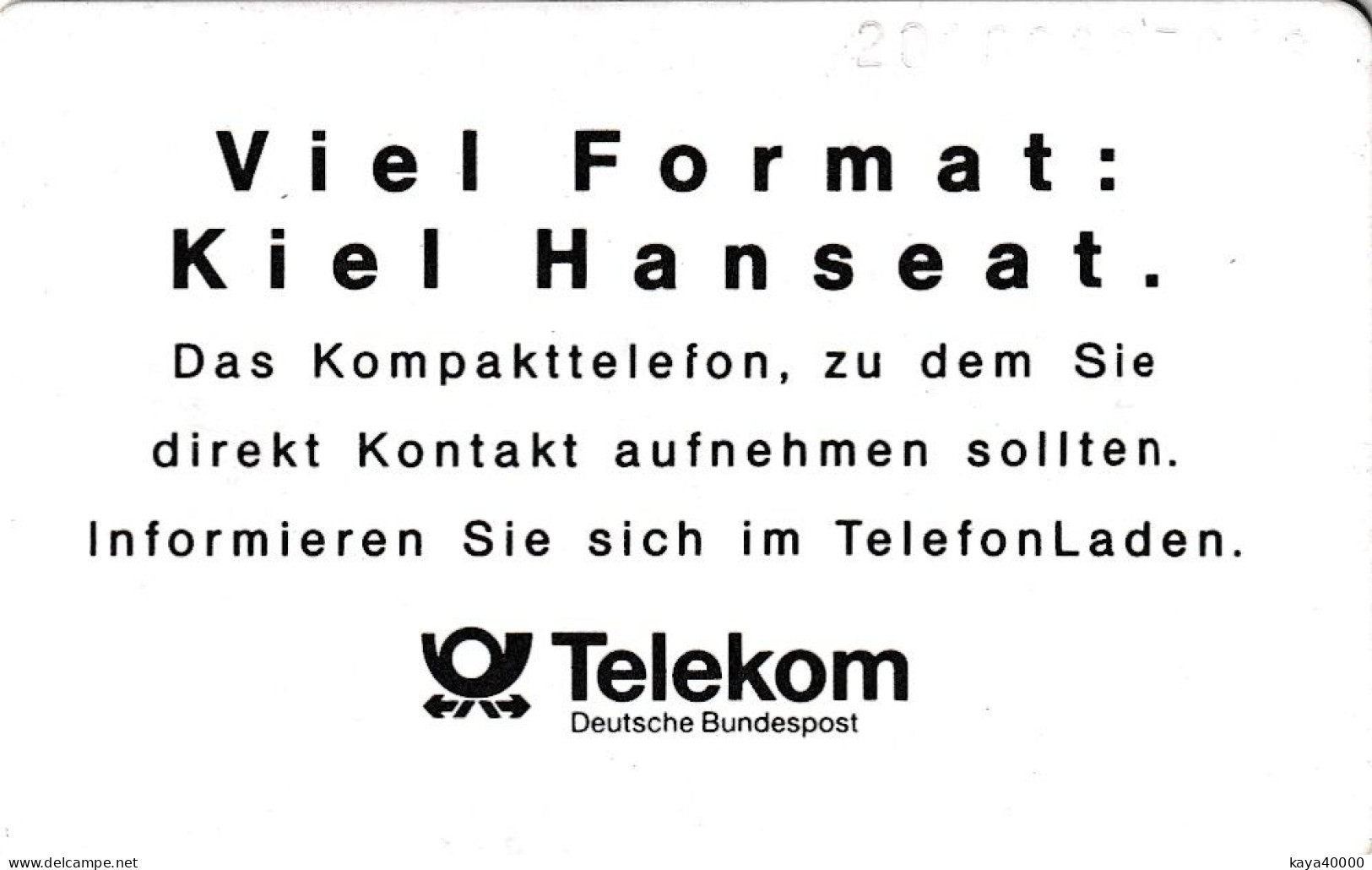 Carte Téléphone  ##  Telephone    (ALLEMAGNE) Gift Card, Carta Regalo, Cadeaukaart - Verzamelingen