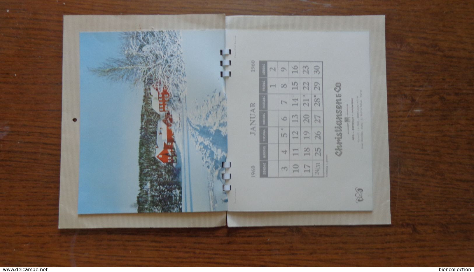 Ett Ar I Norge , Calendrier 1960 De Norvège - Formato Grande : 1941-60