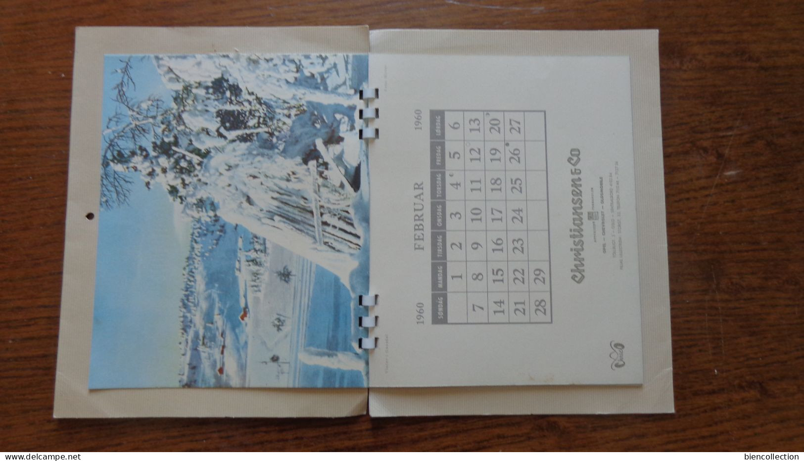 Ett Ar I Norge , Calendrier 1960 De Norvège - Formato Grande : 1941-60