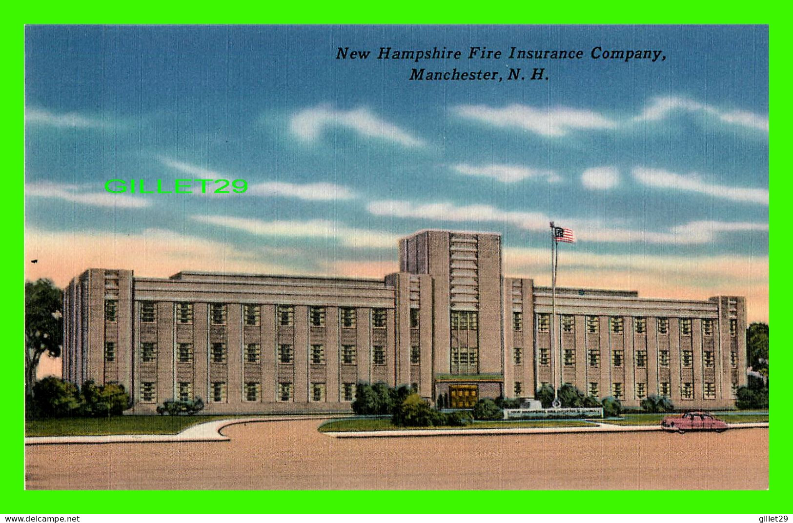 MANCHESTER, NH - NEW HAMPSHIRE FIRE INSURANCE COMPANY - PUB. BY ASMOSKEAG NEWS CO - - Manchester