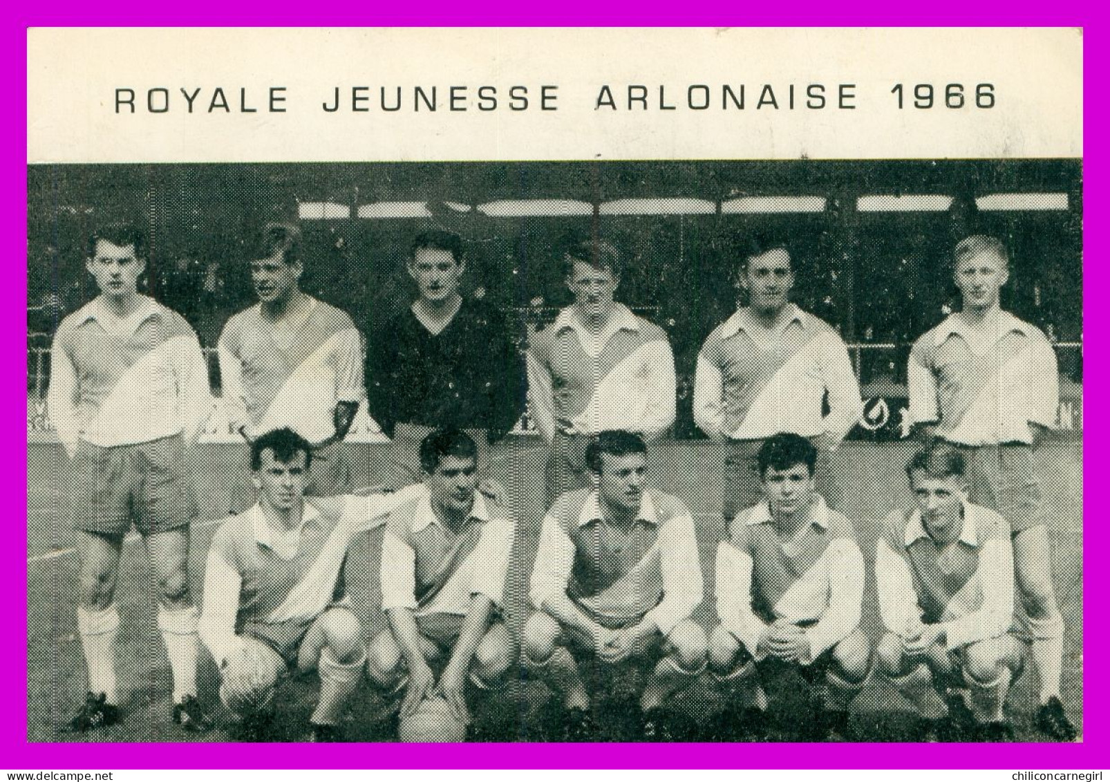 * CALENDRIER DE POCHE - ROYALE JEUNESSE ARLONAISE - EQUIPE DE FOOT - 1966 - BAUDOUR EAU - STOCKEM ARLON - Petit Format : 1961-70