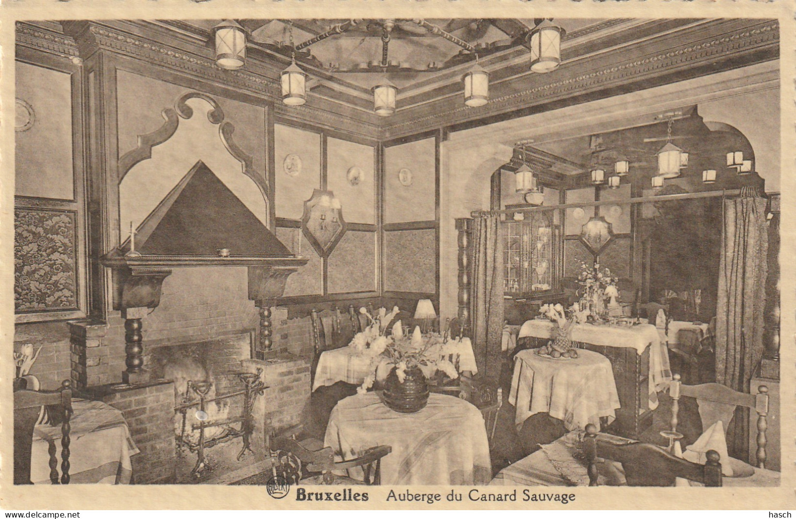 4911 35 Bruxelles, Auberge Du Canard Sauvage.  - Cafés, Hotels, Restaurants