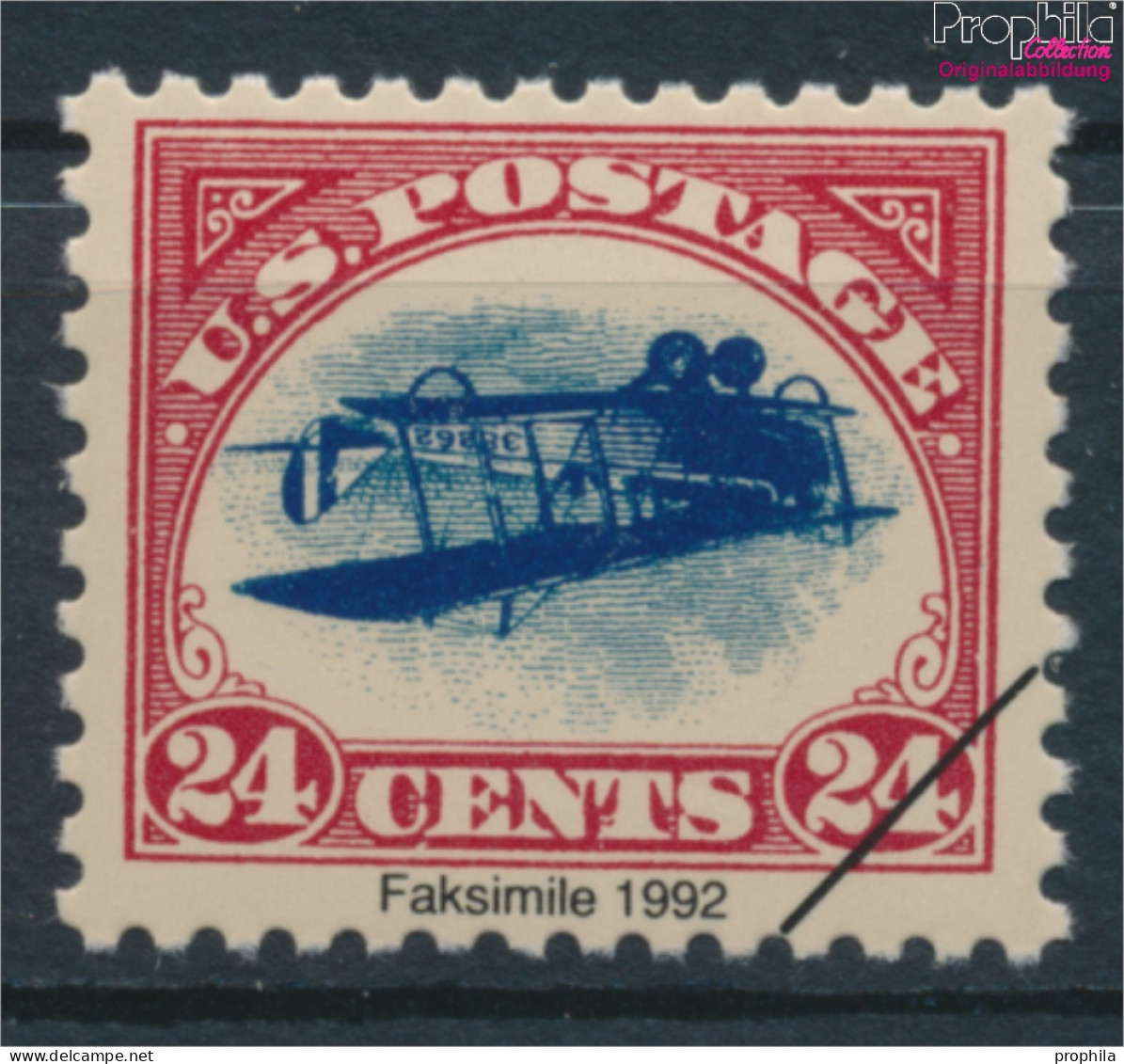 USA 250I ND, Privater Nachdruck Inverted Jenny Postfrisch 1918 Postfluglinie-NewYork-Philadelphia- (10160954 - Ongebruikt