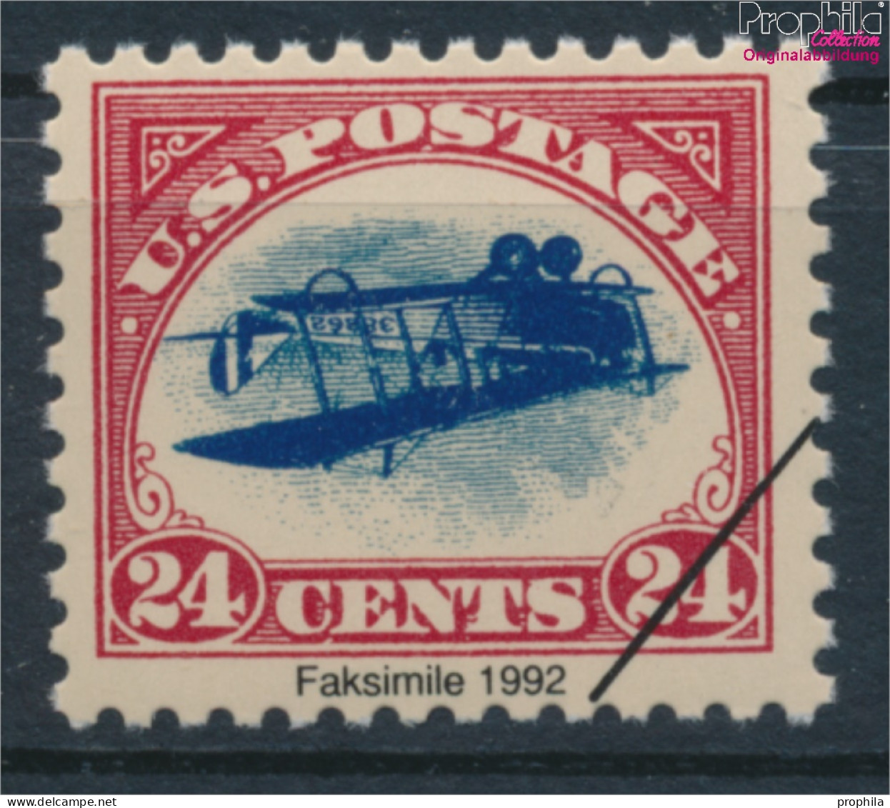 USA 250I ND, Privater Nachdruck Inverted Jenny Postfrisch 1918 Postfluglinie-NewYork-Philadelphia- (10160955 - Ungebraucht