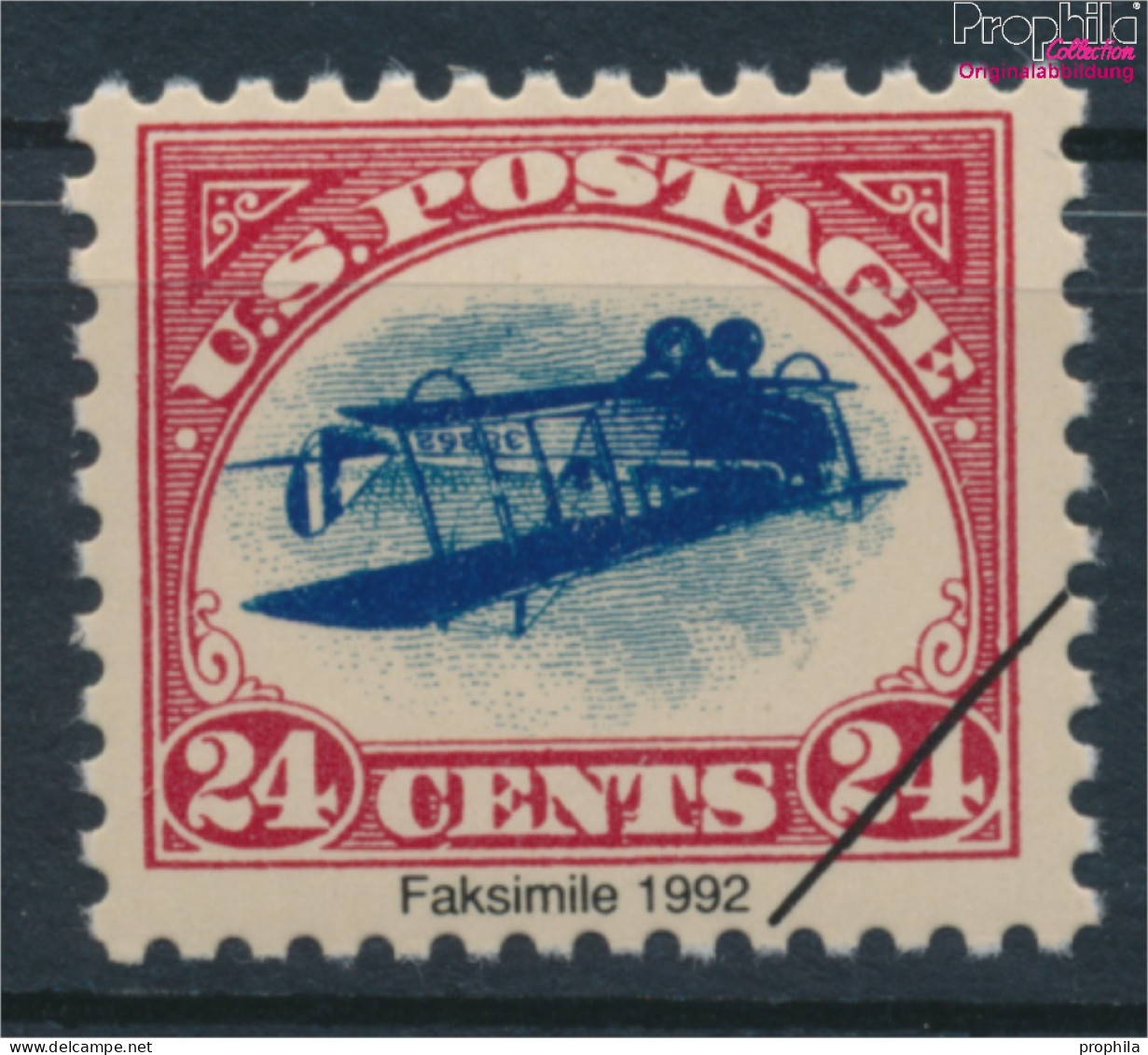 USA 250I ND, Privater Nachdruck Inverted Jenny Postfrisch 1918 Postfluglinie-NewYork-Philadelphia- (10160956 - Unused Stamps