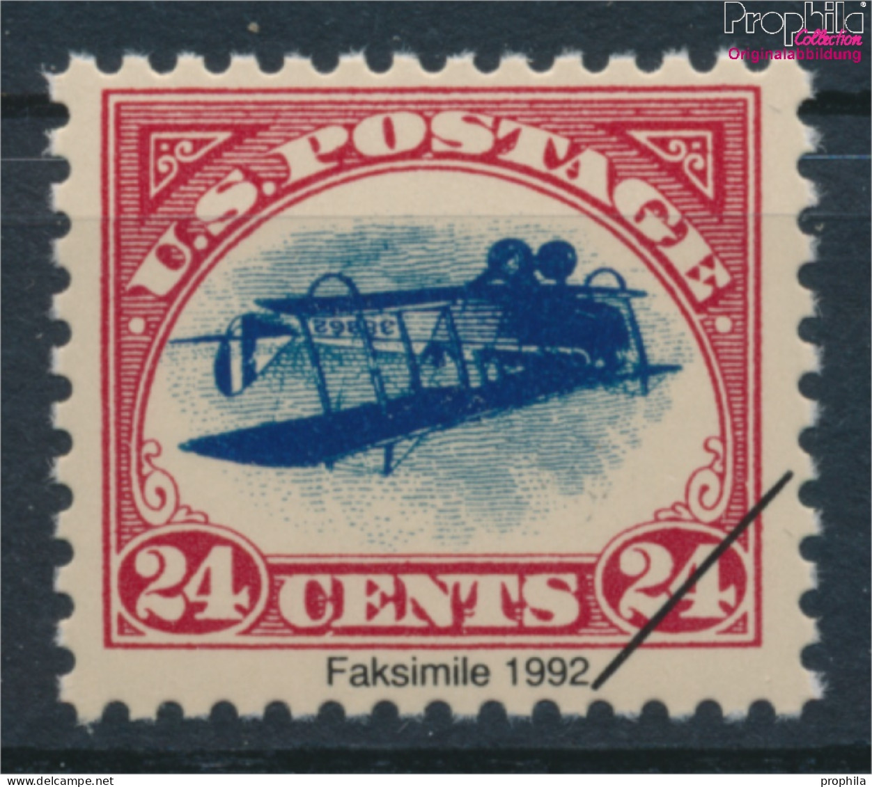 USA 250I ND, Privater Nachdruck Inverted Jenny Postfrisch 1918 Postfluglinie-NewYork-Philadelphia- (10160957 - Ungebraucht