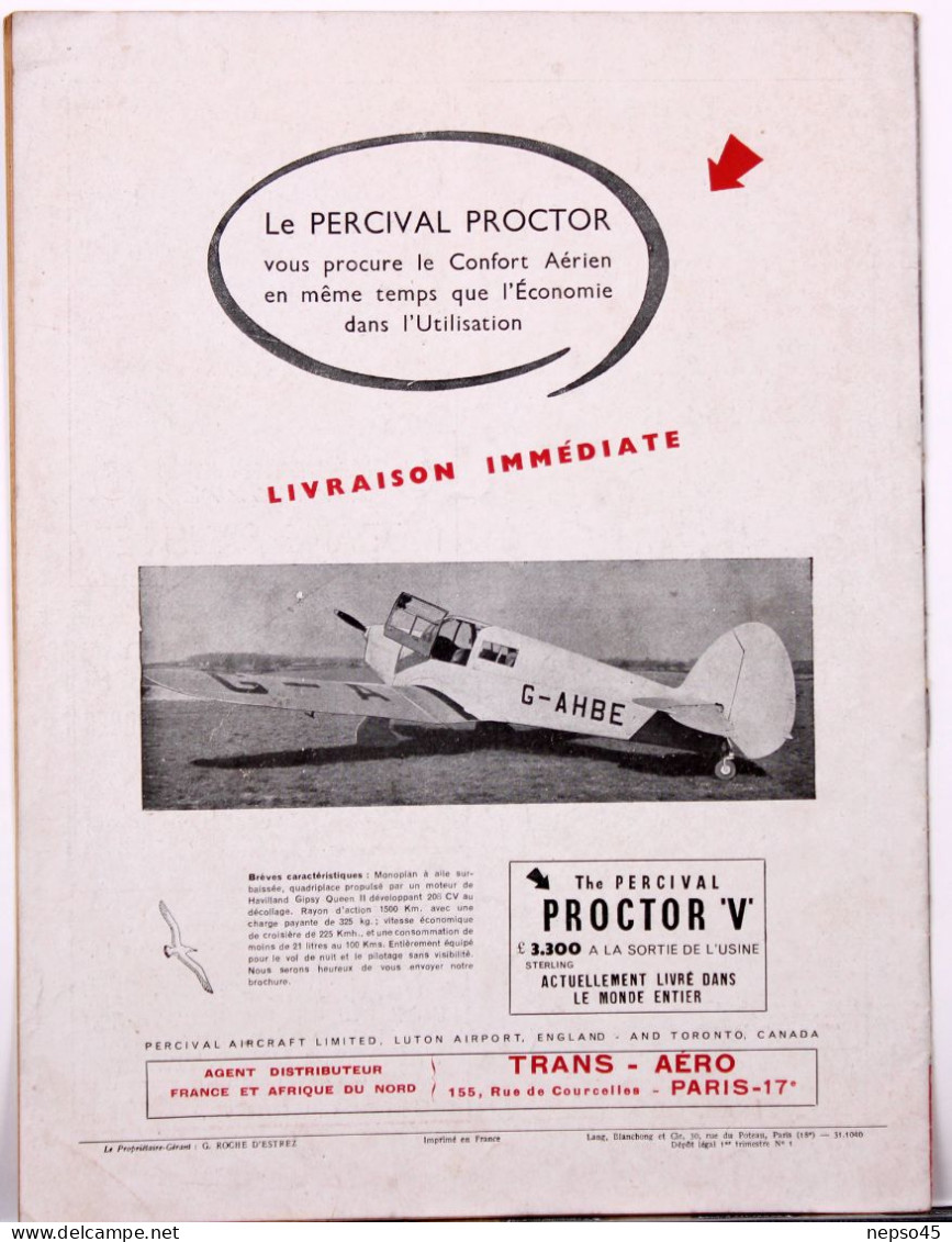 Avion.Revue  L'Air " 1947.organisation Défense Nationale.école Nationale Radios-navigants.missions Esprit Reconnaissance - Aviation