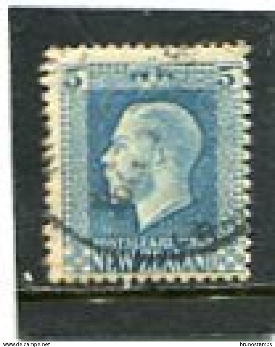 NEW ZEALAND - 1915  5d  KGV  BLUE   FINE USED  SG 424 - Usati