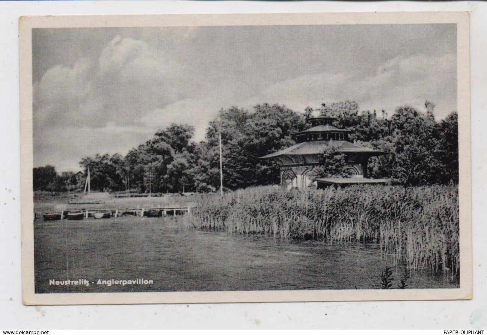 0-2080 NEUSTRELITZ, Anglerpavillon, 1956 - Neustrelitz