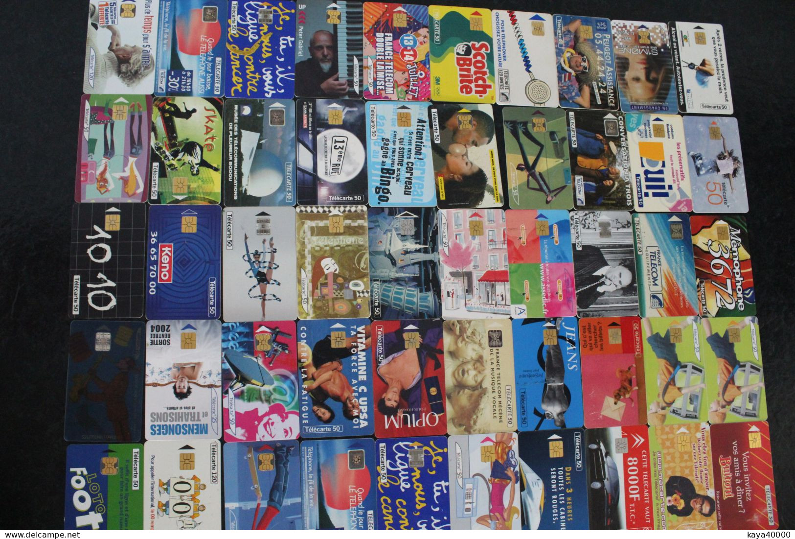 ##  Lot 300 Cartes Téléphoniques  Différentes France   ##  Gift Card, Giftcart, Carta Regalo, Cadeaukaart - Collezioni