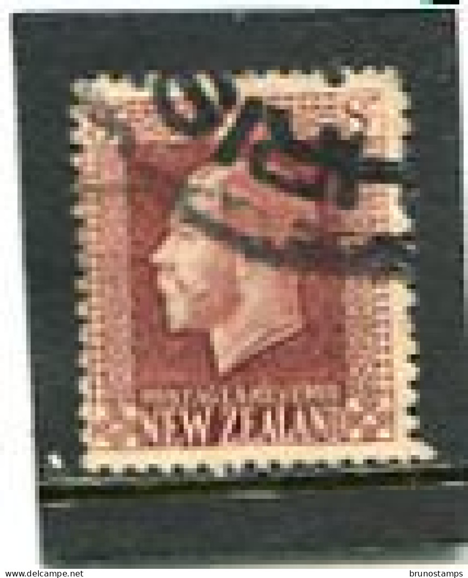 NEW ZEALAND - 1915  8d  KGV  RED BROWN   FINE USED  SG 428 - Usati