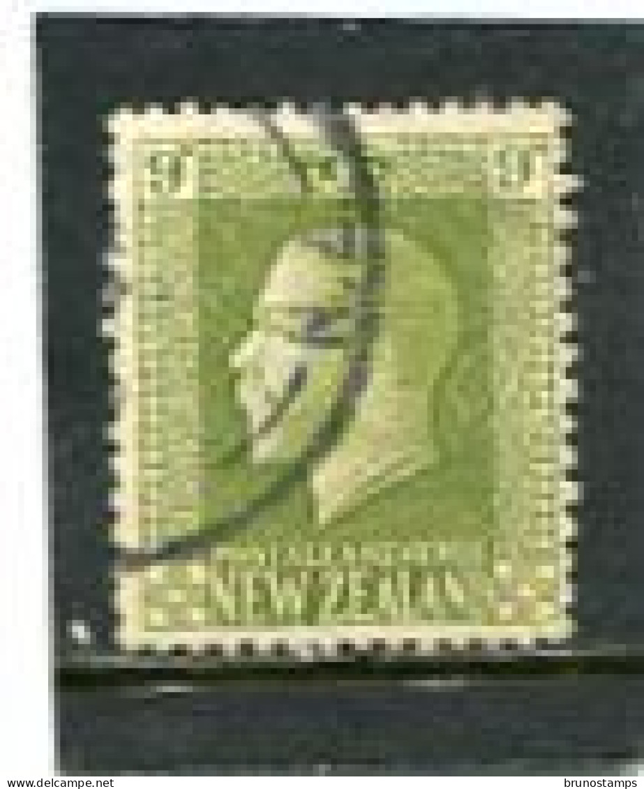 NEW ZEALAND - 1915  9d  KGV  OLIVE  FINE USED  SG 429 - Gebraucht