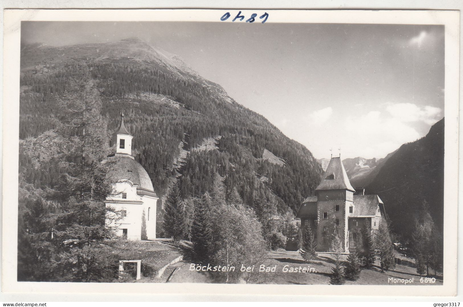 D1967) BÖCKSTEIN Bei BAD GASTEIN - Kirche U. Gebäude Detail ALT - Böckstein