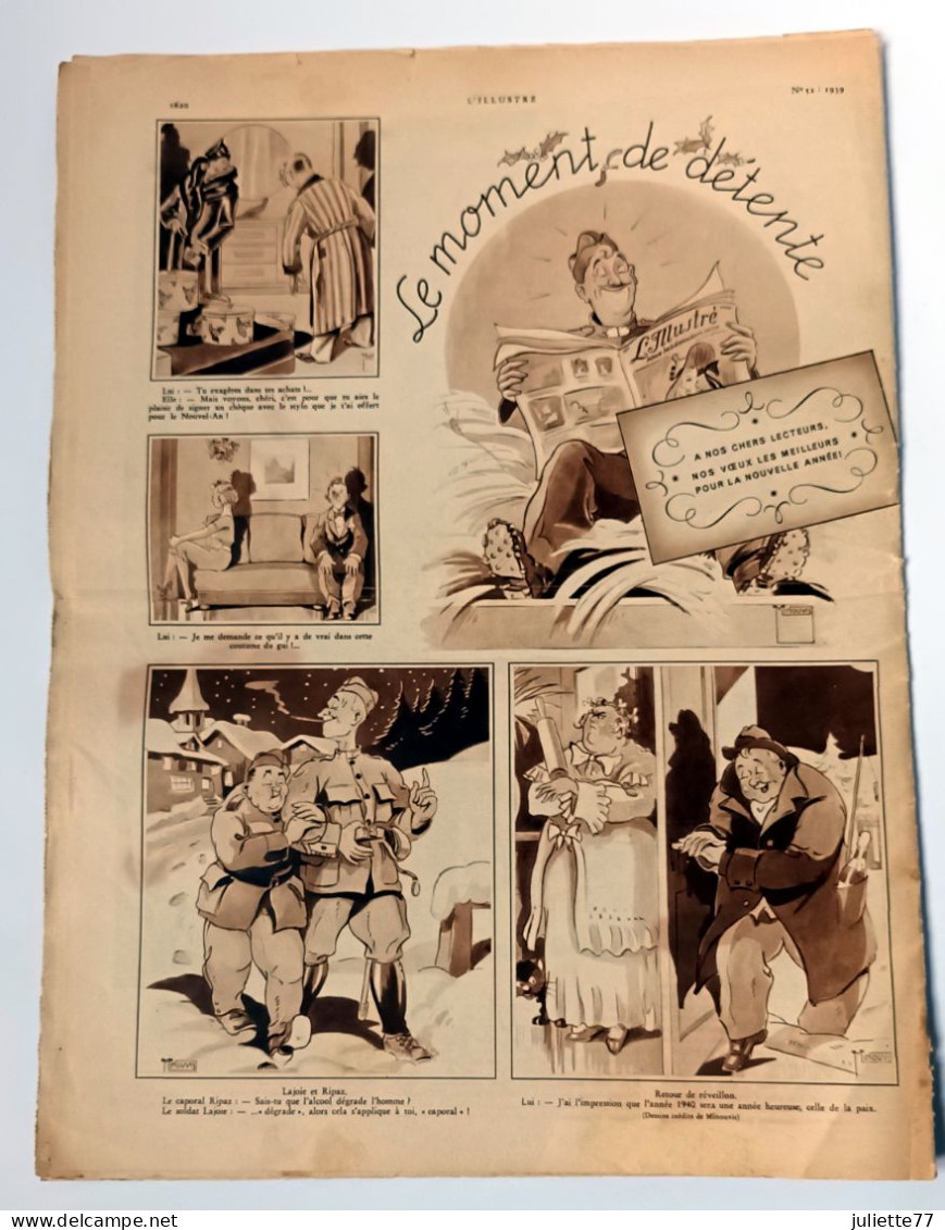 SUISSE - Hebdomadaire L'Illustré - N°52 Du 28 Décembre 1939 (en Français) - Informations Générales