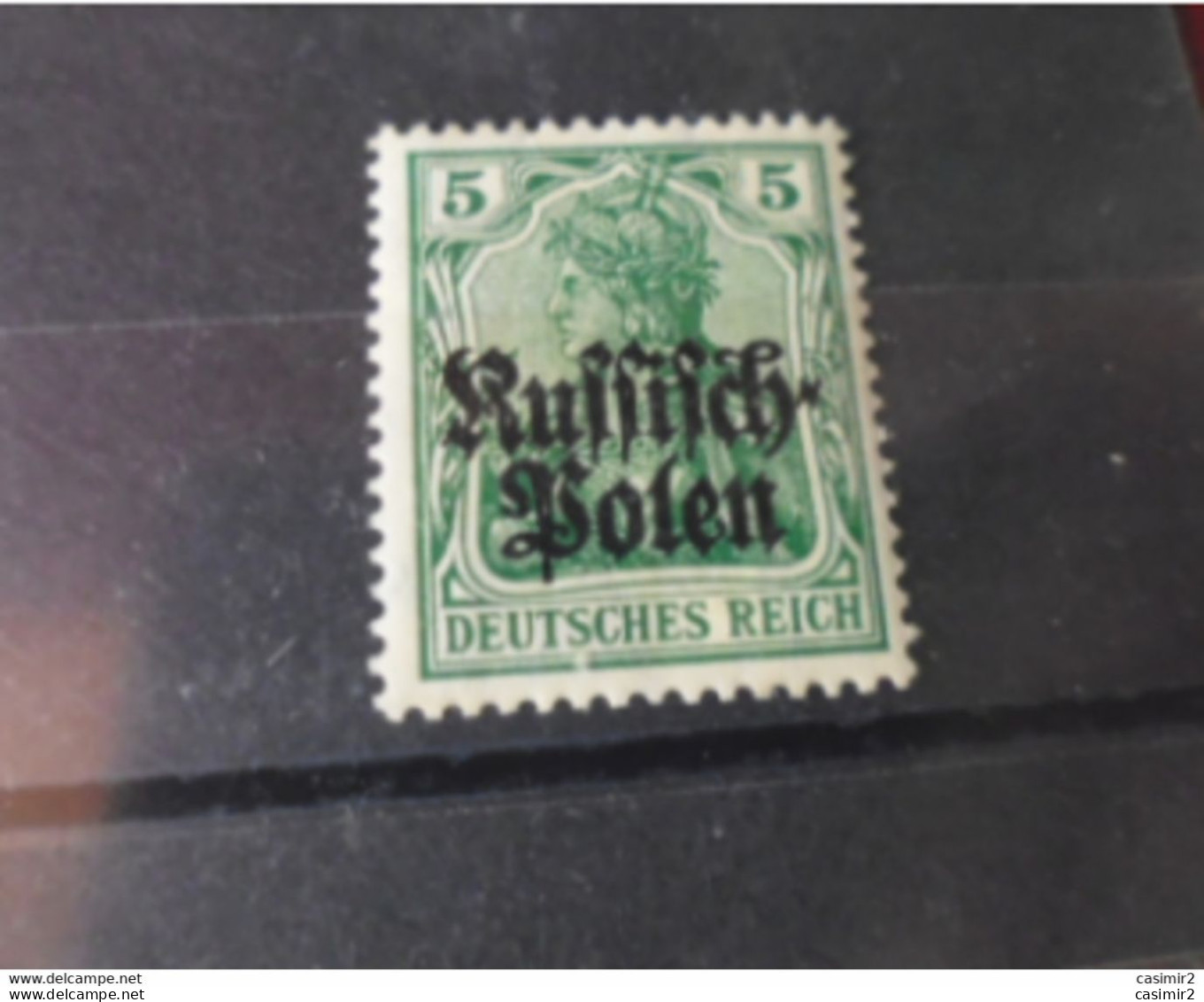 POLOGNE OCCUPATION ALLEMANDE 1915 YVERT N°2* - Unused Stamps