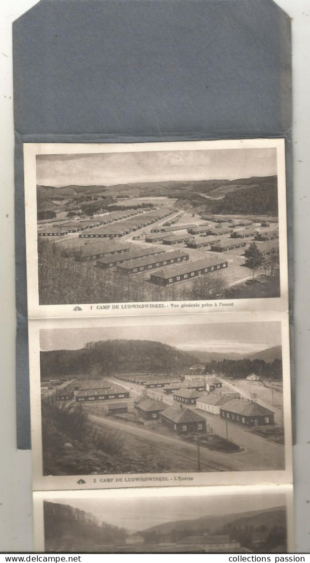 JC, Cp, Militaria, Camp De LUDWIGSWINKEL, ALLEMAGNE Puis Moselle(1922), Ed. C.a.p., CARNET DE 10 CARTES POSTALES - Cimiteri Militari