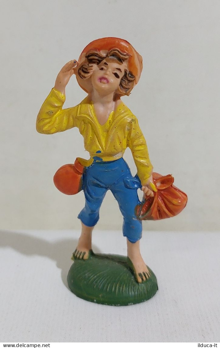 I115884 Pastorello Presepe - Statuina In Plastica - Ragazzo - 7 Cm - Presepi