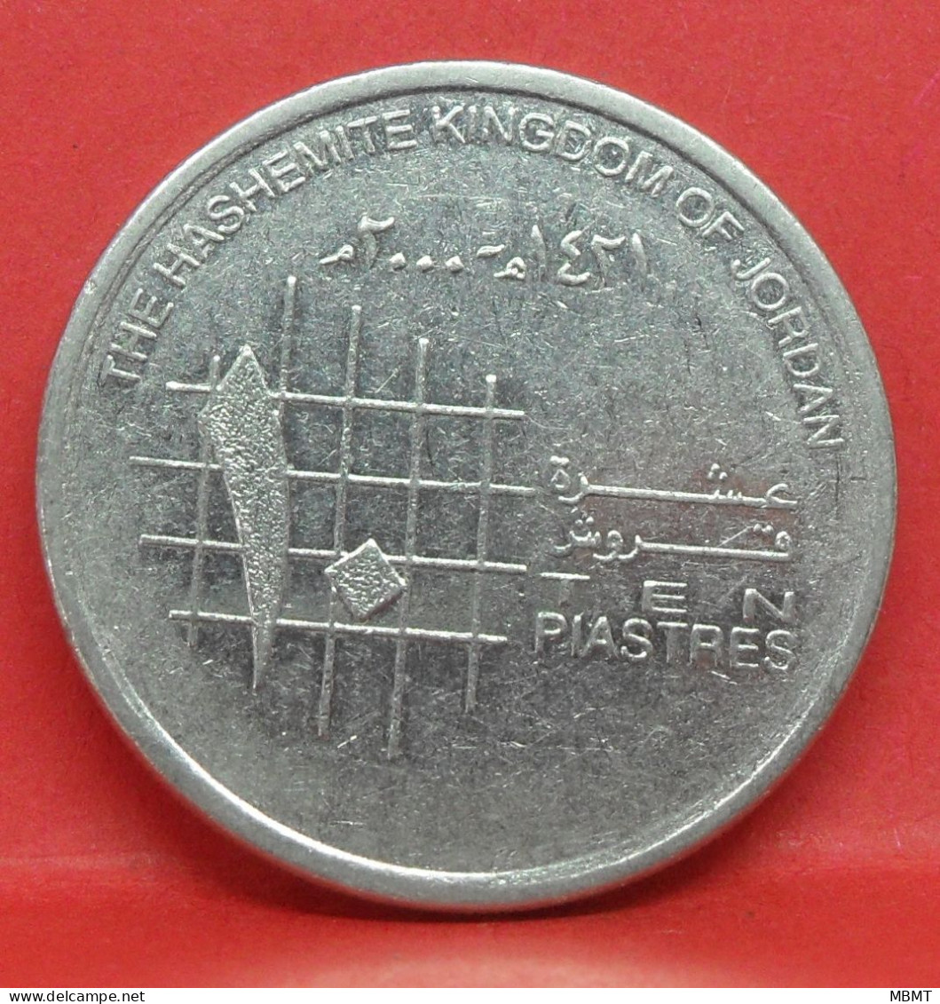 10 Piastres 2000 - TTB - Pièce De Monnaie Jordanie - Article N°6396 - Jordania