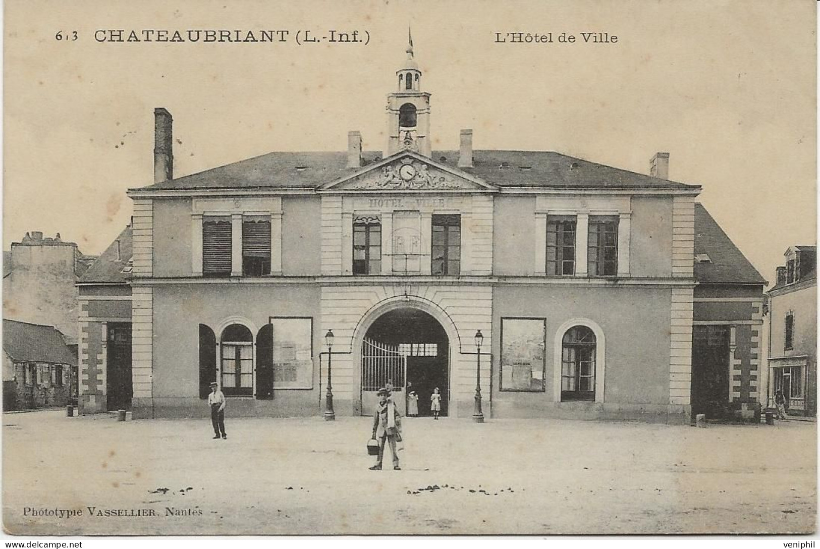 CHATEAUBRIANT - LOIRE INF - L'HOTEL DE VILLE - ANNEE 1905 - Châteaubriant
