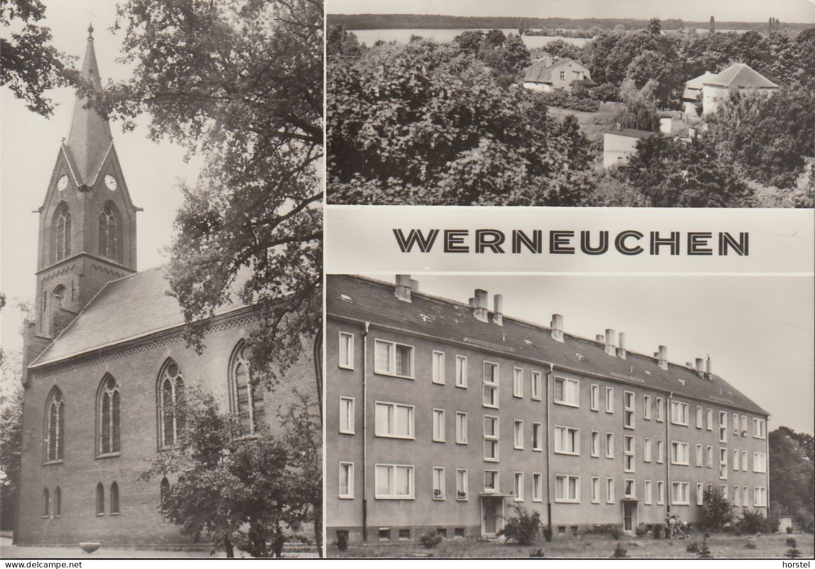 D-16356 Werneuchen - Alte Ansichten - Kirche - Church - Neubauten - Werneuchen