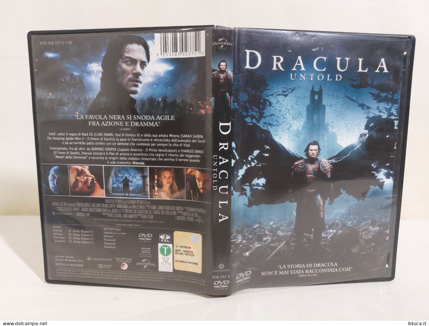 I114191 DVD - Dracula Untold - Regia Gary Shore - Luke Evans Dominic Cooper - Horreur