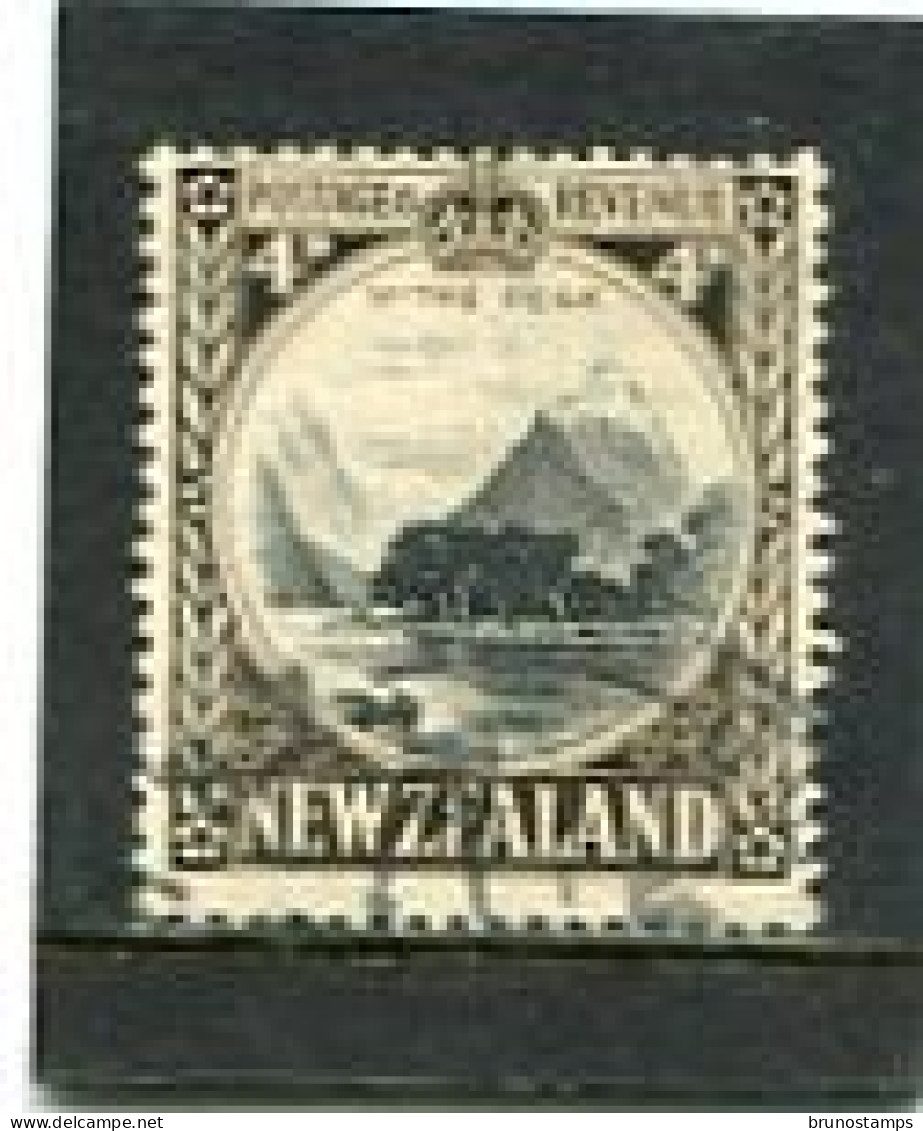 NEW ZEALAND - 1936  4d  DEFINITIVE  FINE USED  SG 583 - Oblitérés
