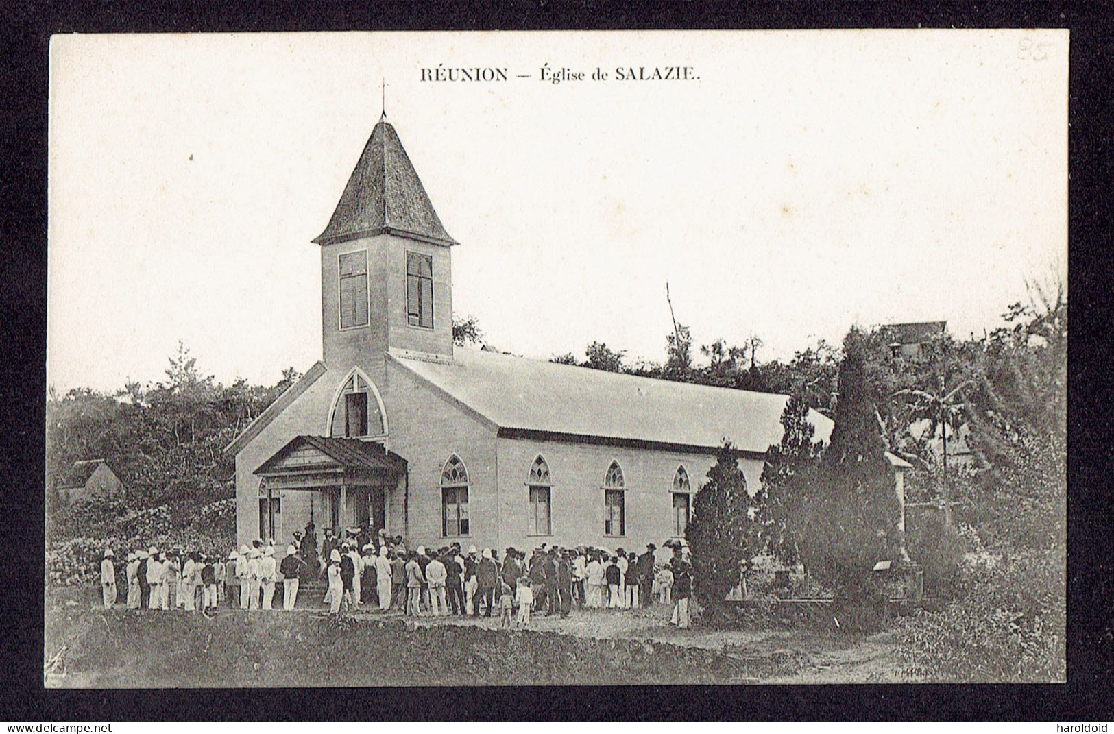 CPA REUNION - EGLISE DE SALAZIE - Saint Benoît