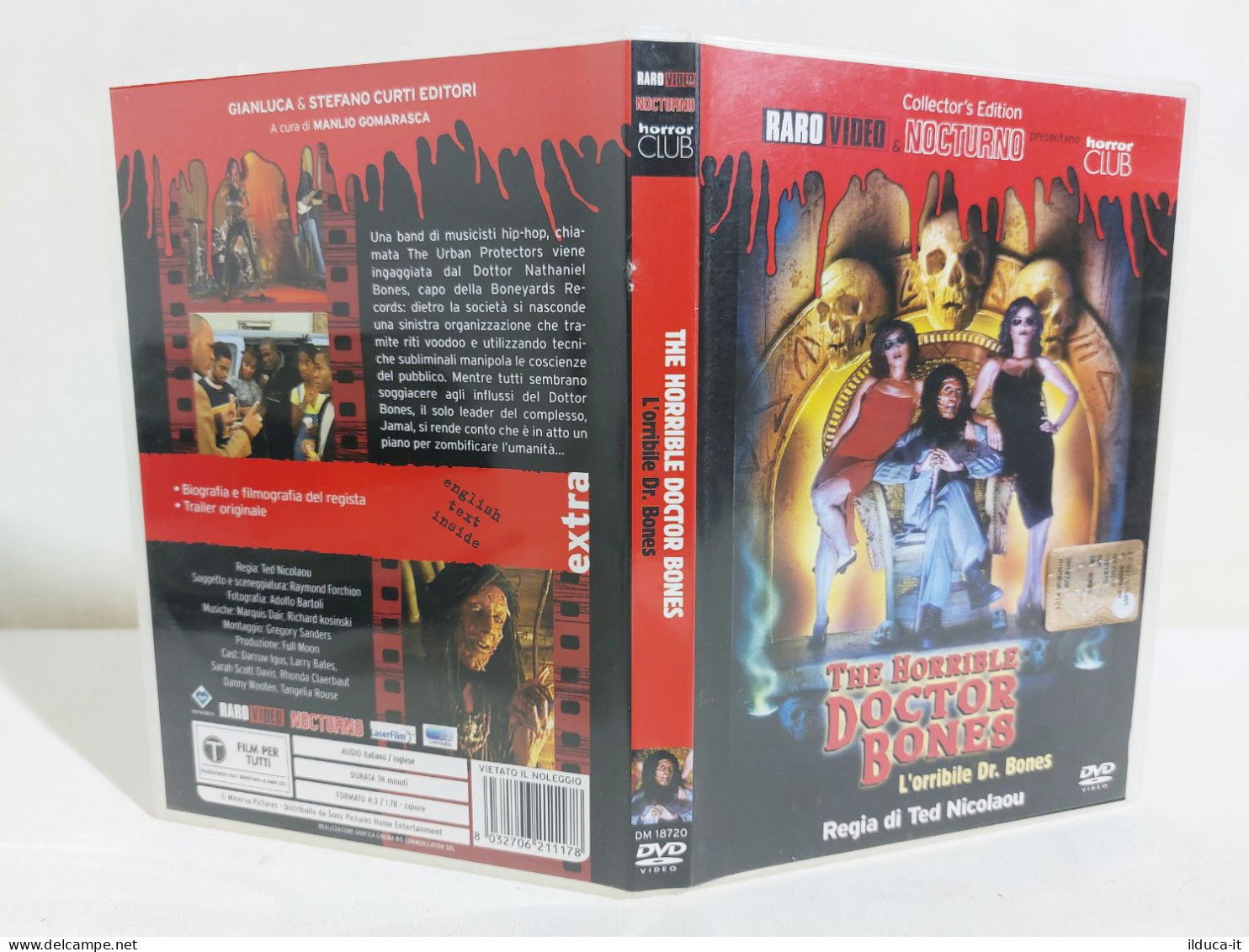 39580 DVD - The Horrible Doctor Bones - Regia Ted Nicolau - Darrow Igus - Horror