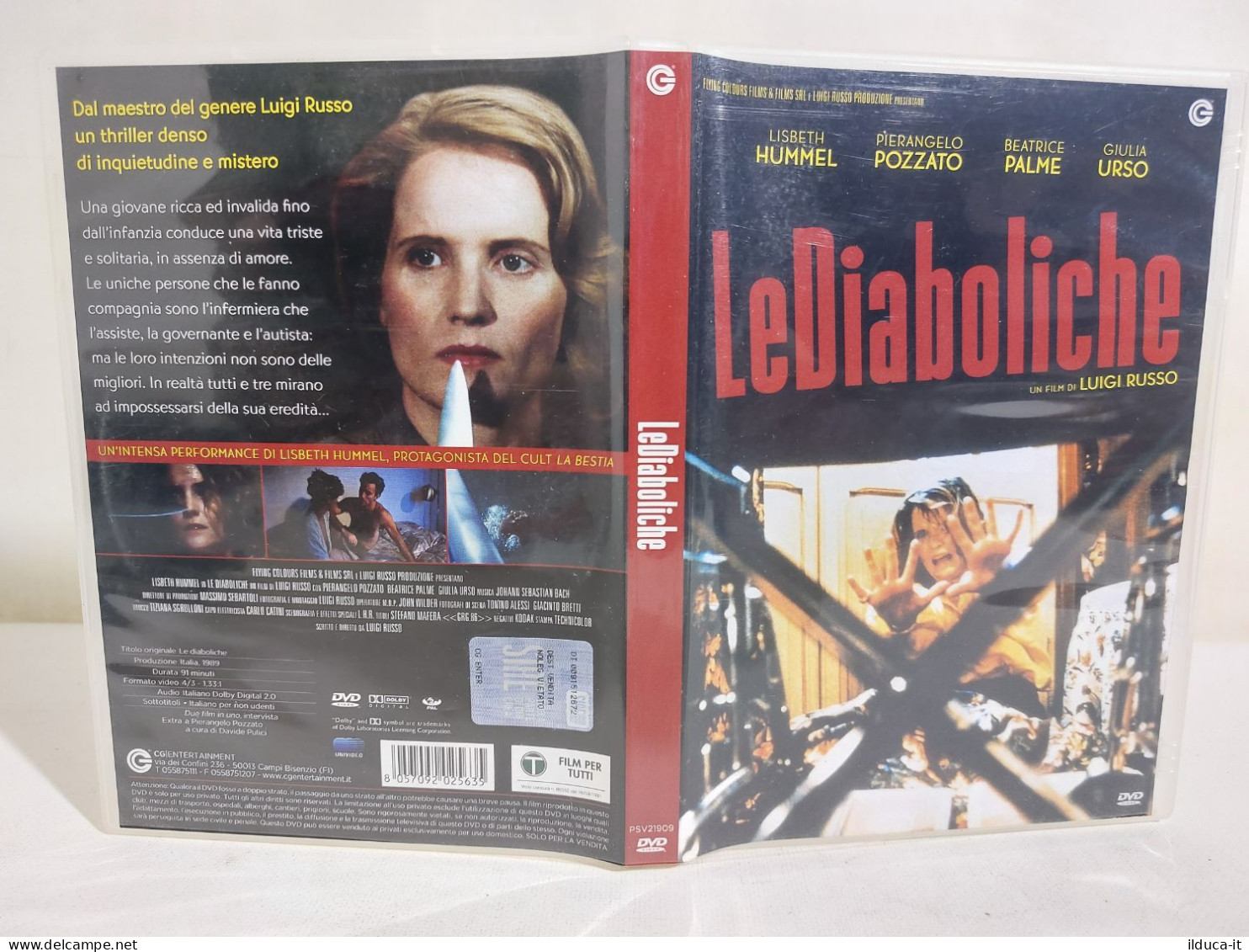 39581 DVD - Le Diaboliche - Lisbeth Hummel - Regia Luigi Russo - Horror